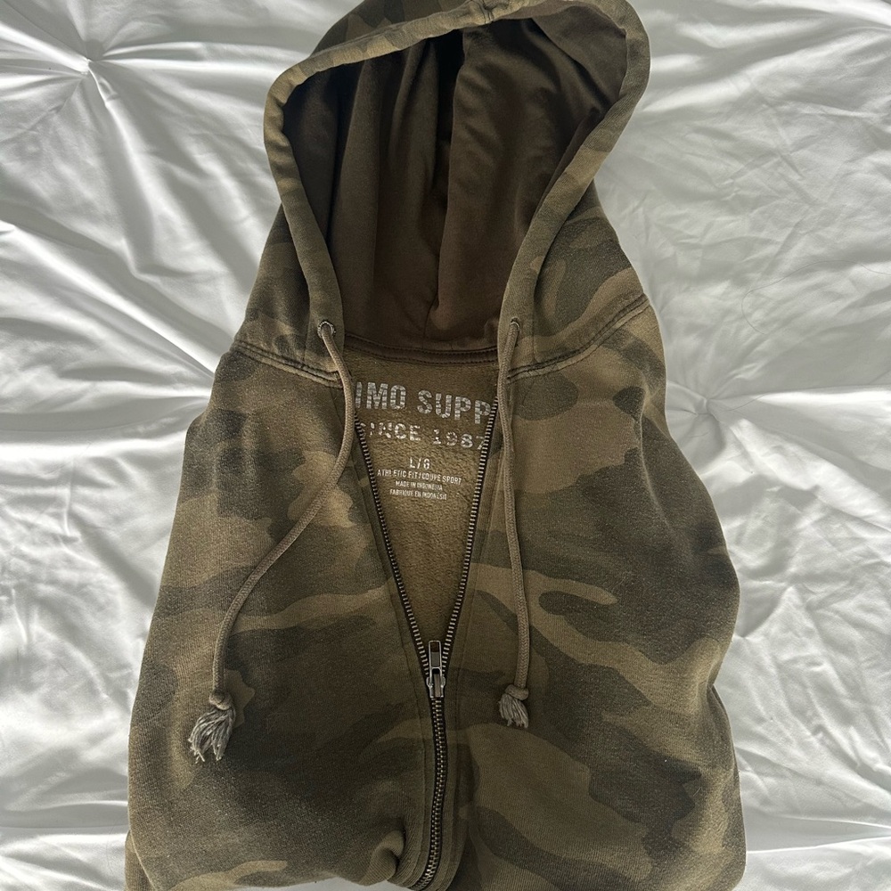Mossimo Camo Zip Up Sweatshirt